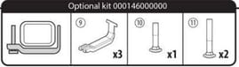 MENABO MOTUS OPCIJSKI KIT ZA PREČKE 30X25MM