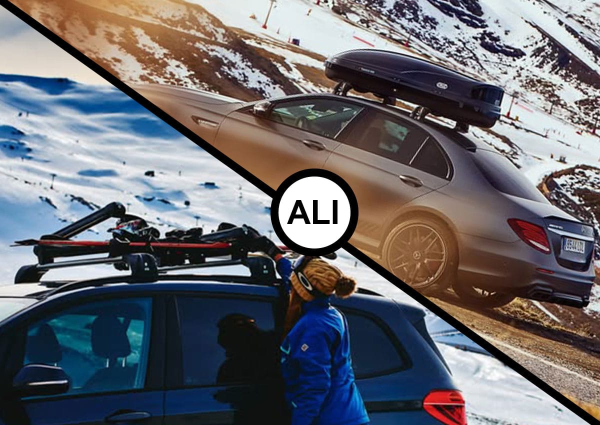 Strešni kovček ali nosilec smuči – kaj je bolj praktično?