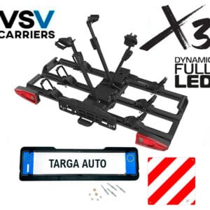 VSV X3 LED BLACK NOSILEC ZA KOLESA
