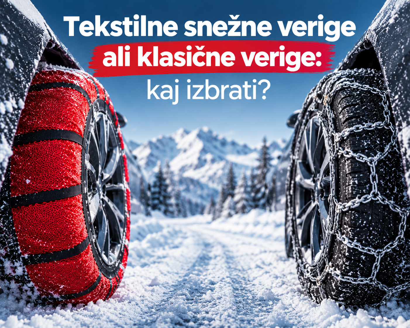 Tekstilne ali klasične snežne verige